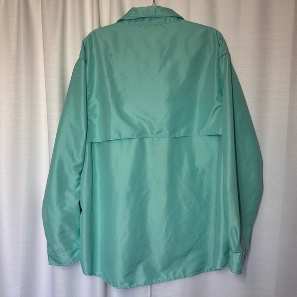 Guides Choice Adventure Shirt Men's XXL Aqua Blue Fishing Hiking Utility Vented - Picture 6 of 9